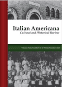 Italian Americana Cultural and Historical Review