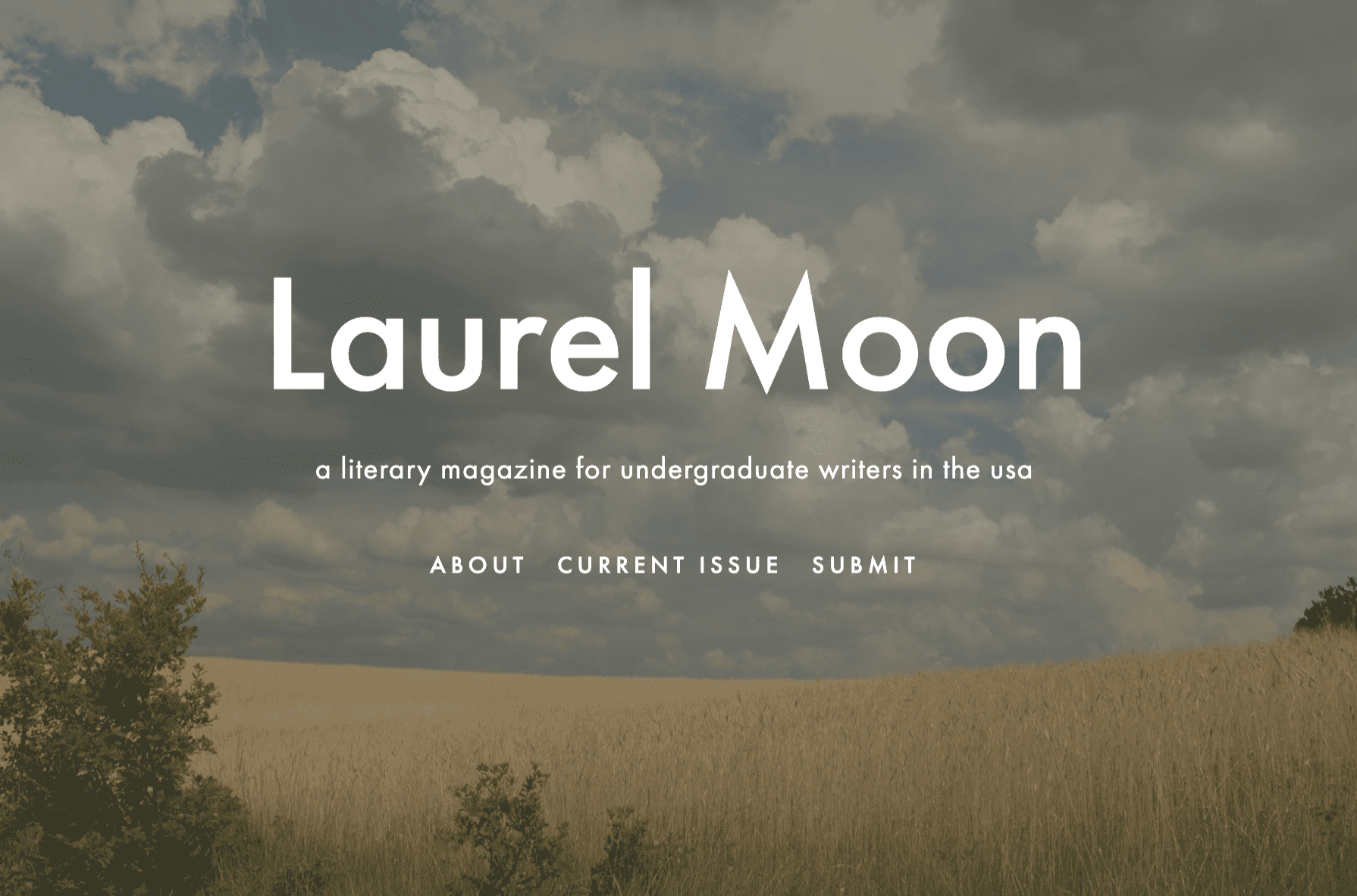Logo of Laurel Moon literary magazine