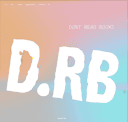 Don't Read Books