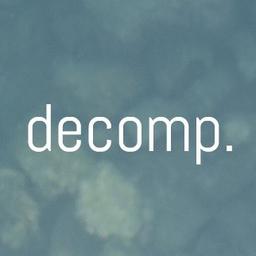 Logo of Decomp Journal literary magazine