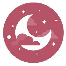 Logo of The Lunar Journal literary magazine
