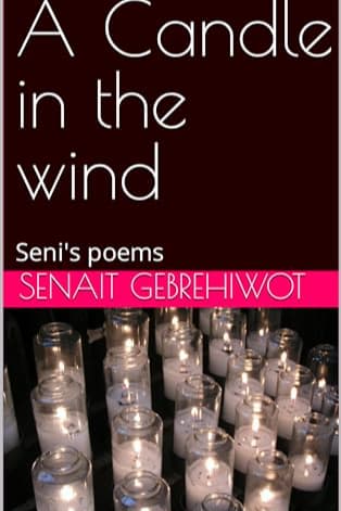 Book cover of A candle in the wind by seni gg
