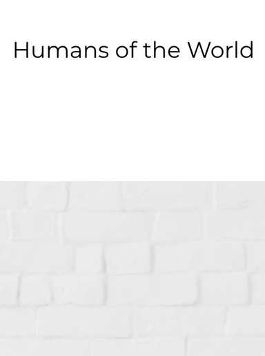 Humans of the World Blog (HOW) latest issue