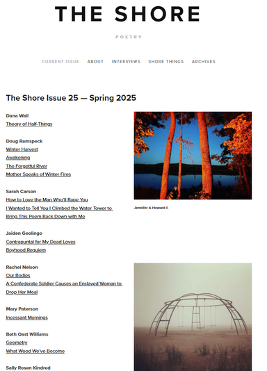 The Shore Poetry latest issue