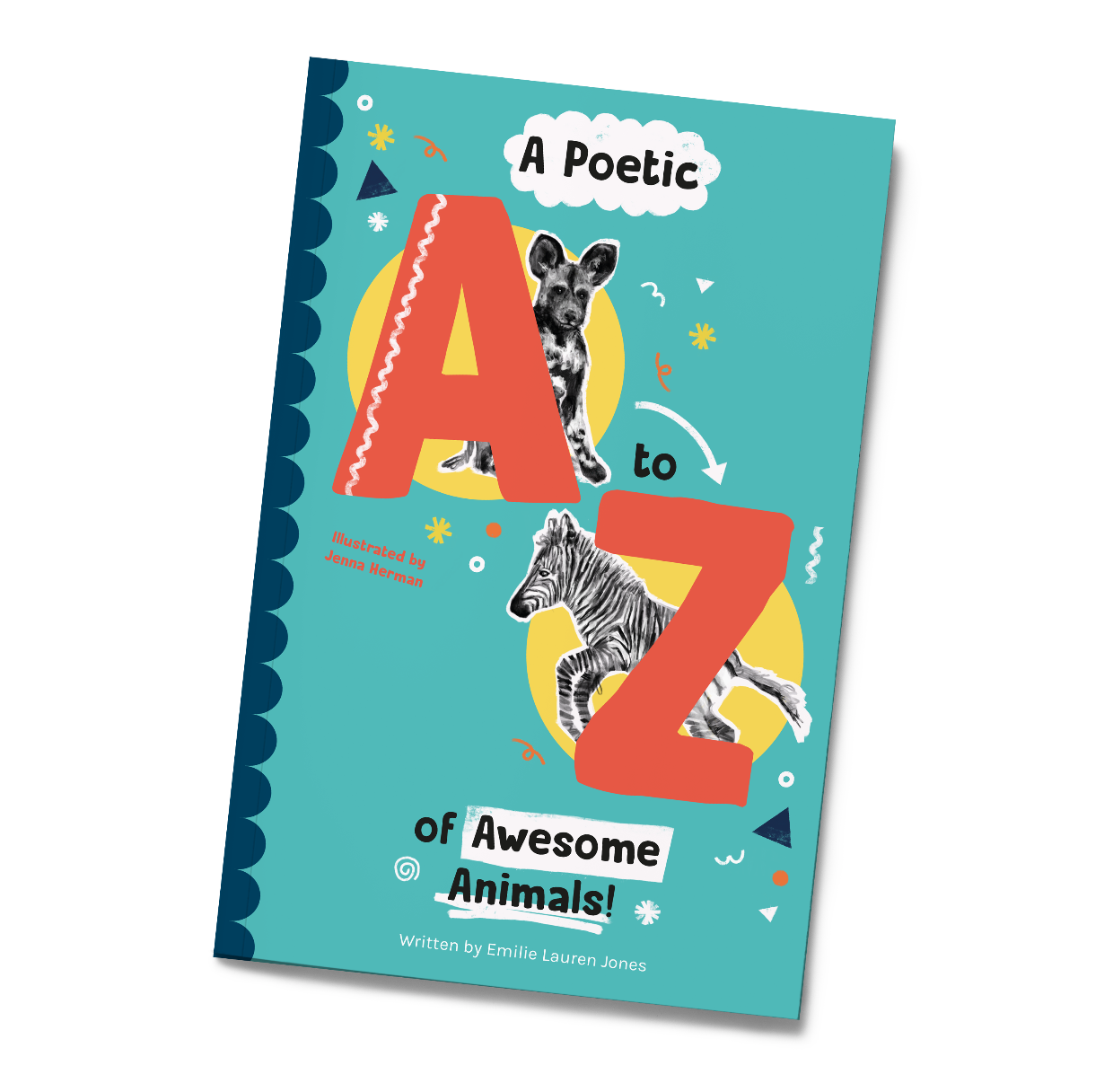 Book cover of A Poetic A to Z of Awesome Animals by Emilie Lauren Jones