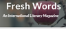 Fresh Words: An International Literary Magazine logo