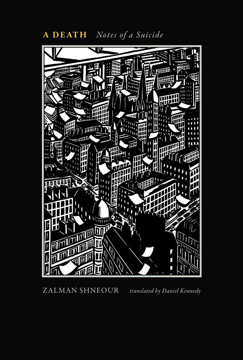 Book cover of A Death: Notes of a Suicide by Zalman Shneour by Daniel Kennedy