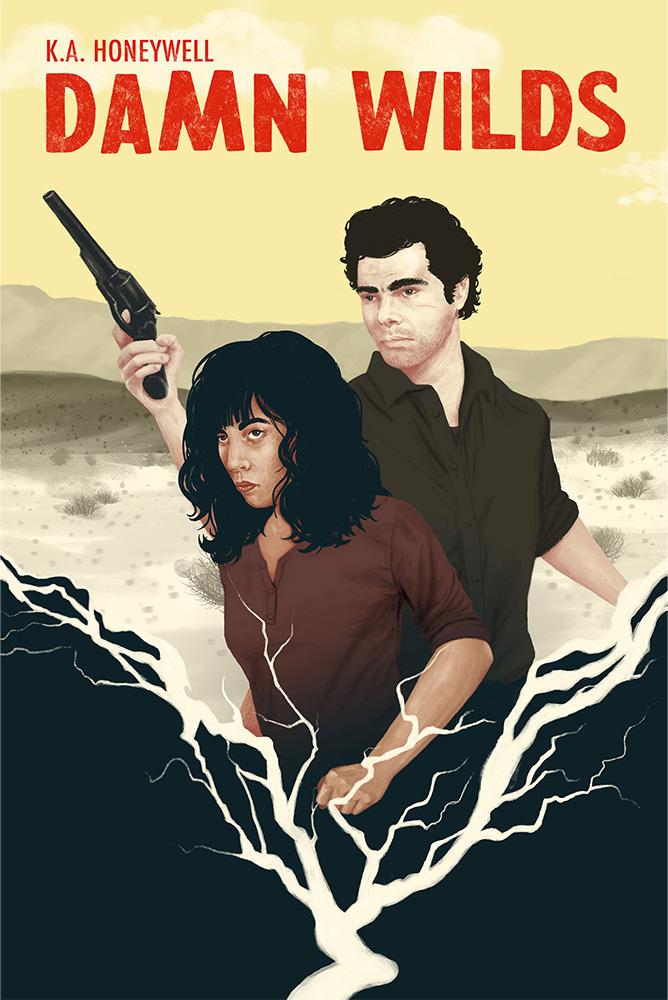 Book cover of Damn Wilds by KA Honeywell