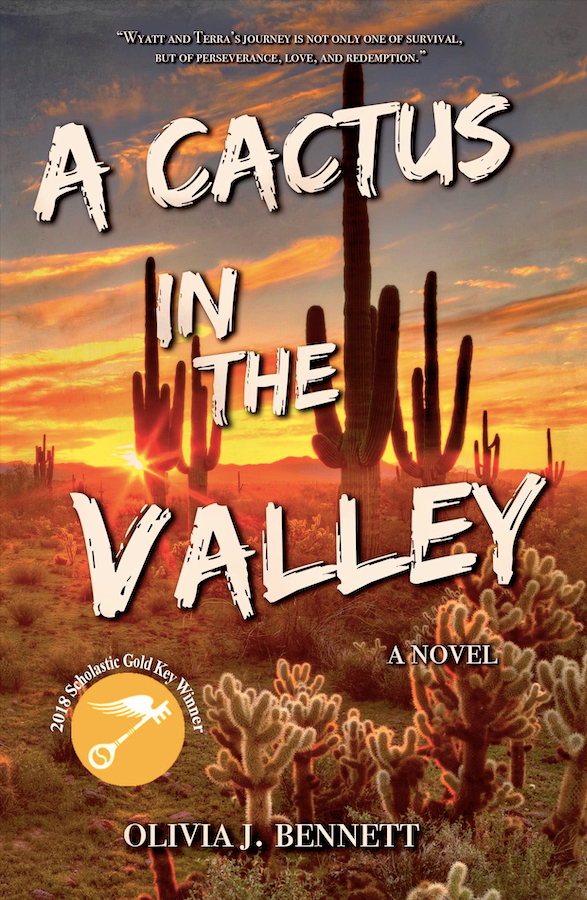 Book cover of A Cactus In the Valley—2018 Regional Gold Key Winner by Olivia J. Bennett
