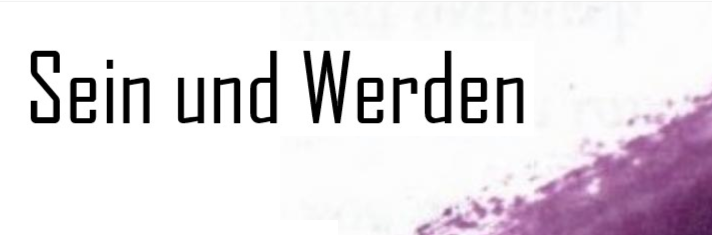 Cover of Sein und Werden
