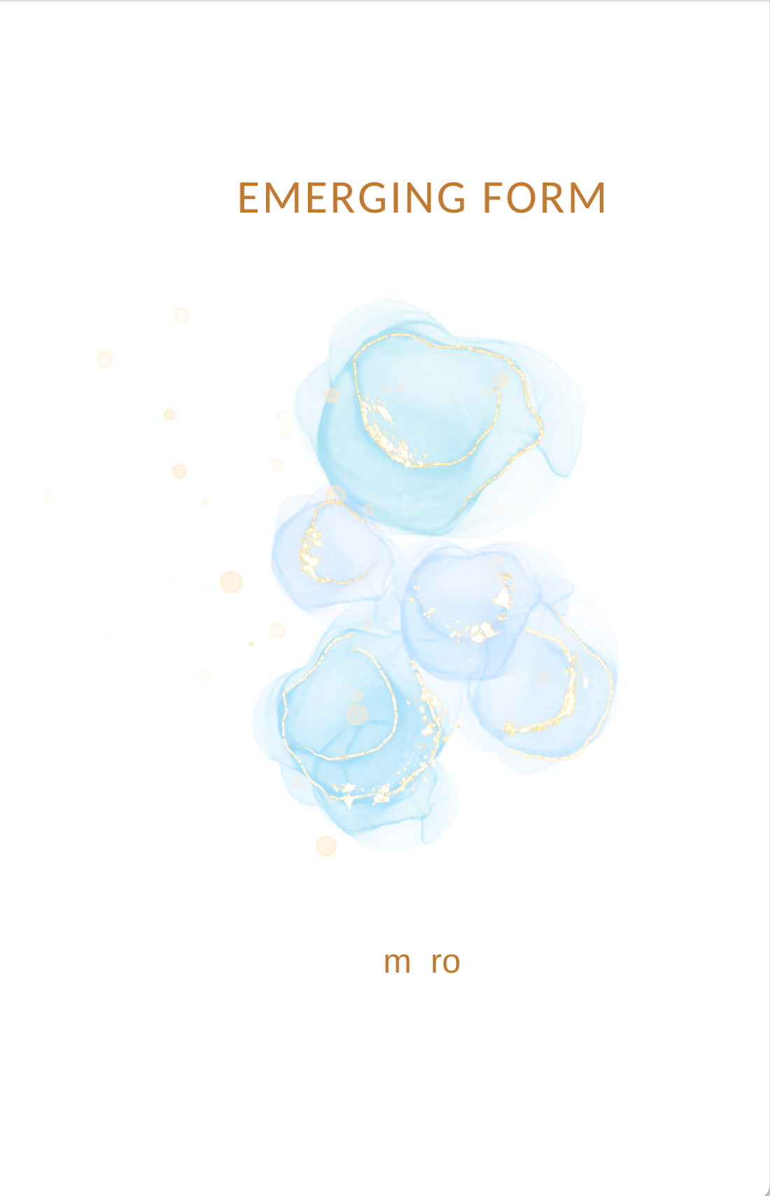 Book cover of emerging form by Marina Rozova