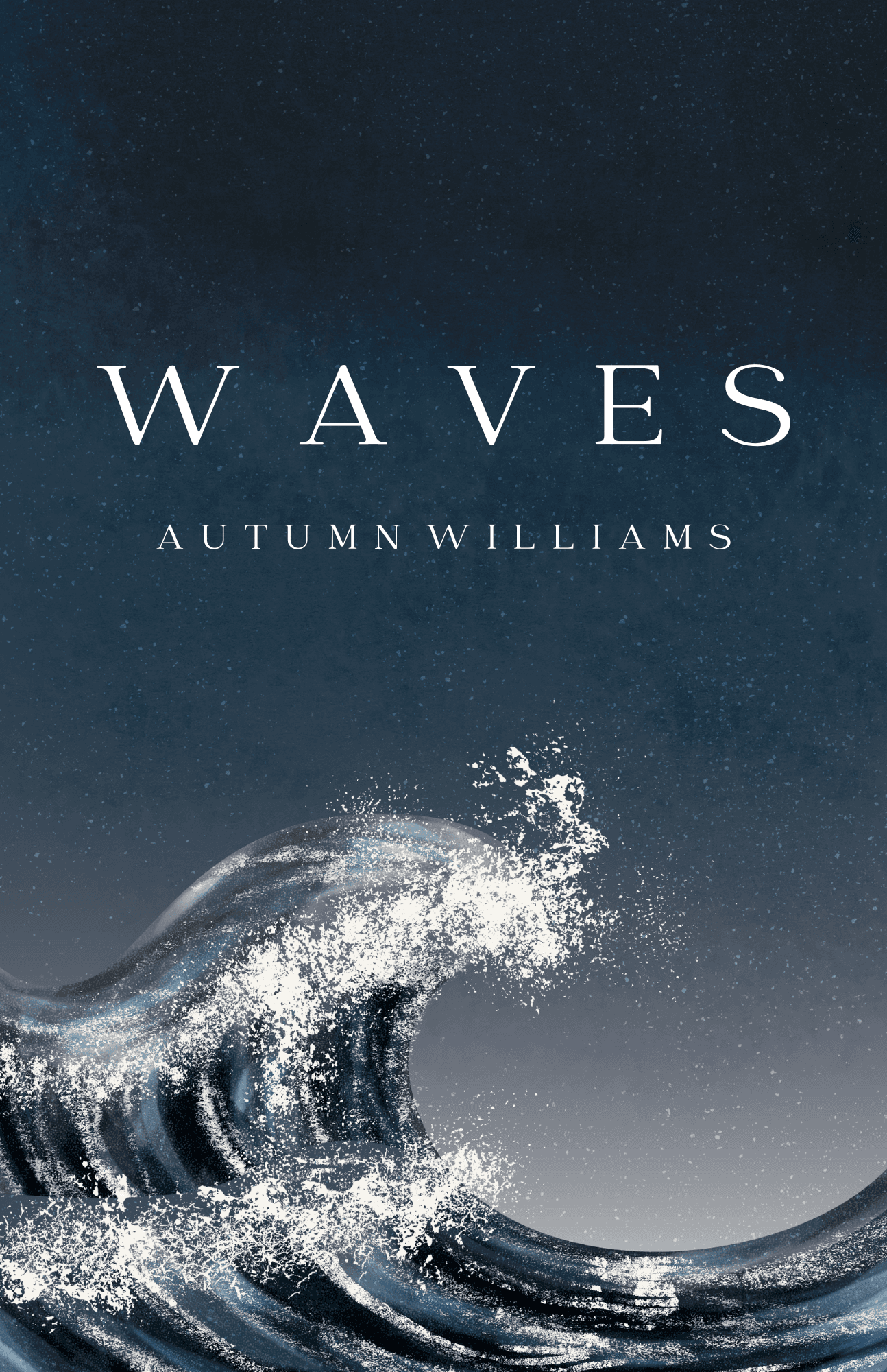 Book cover of WAVES by autumnwilliamspoetry