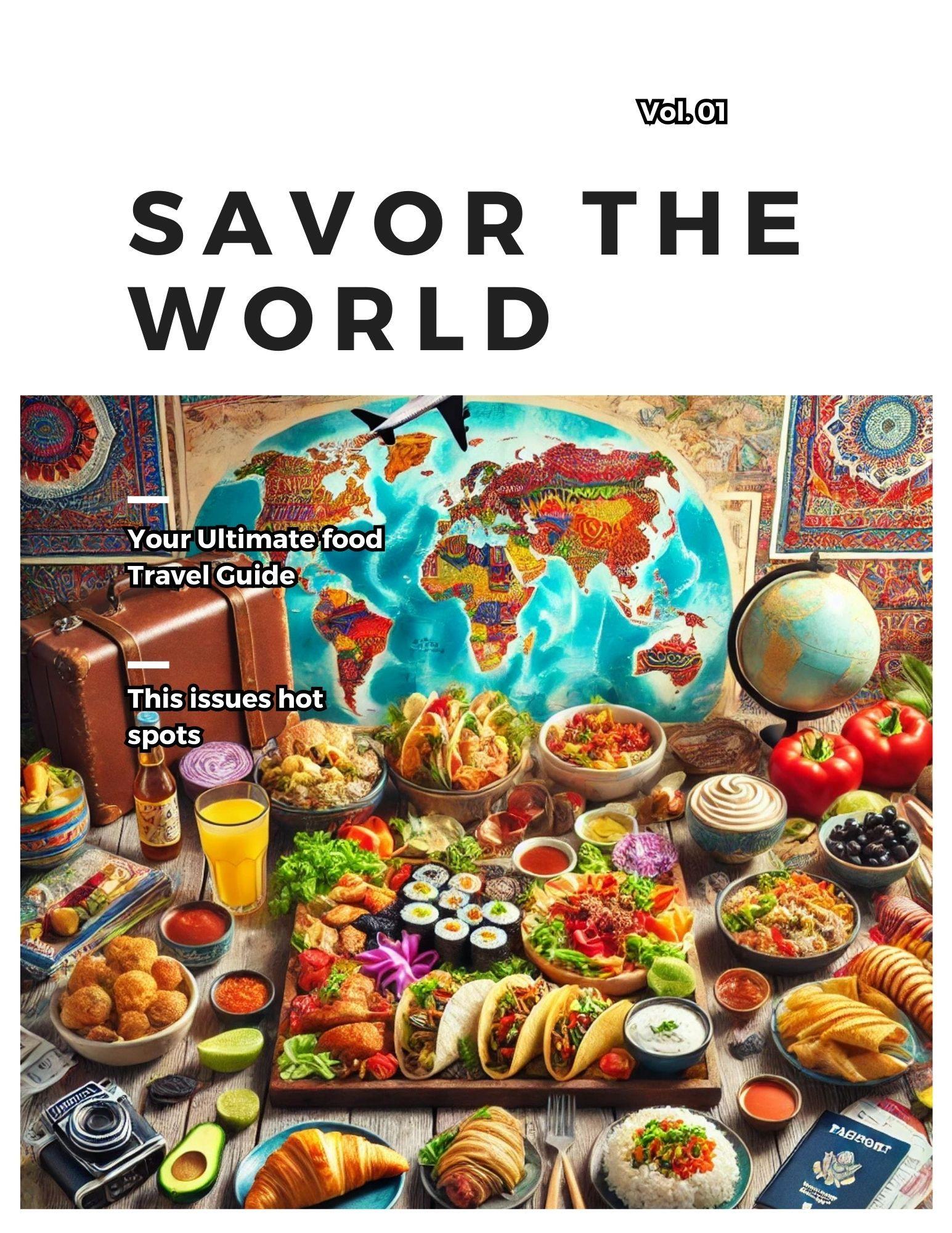Book cover of Savor the World Bookazine by Jezza Deep