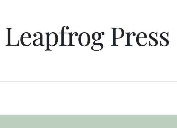 Leapfrog Press latest issue