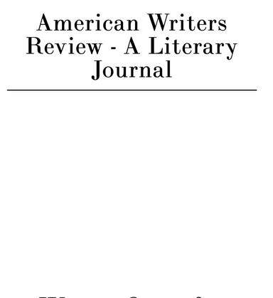 American Writers Review latest issue