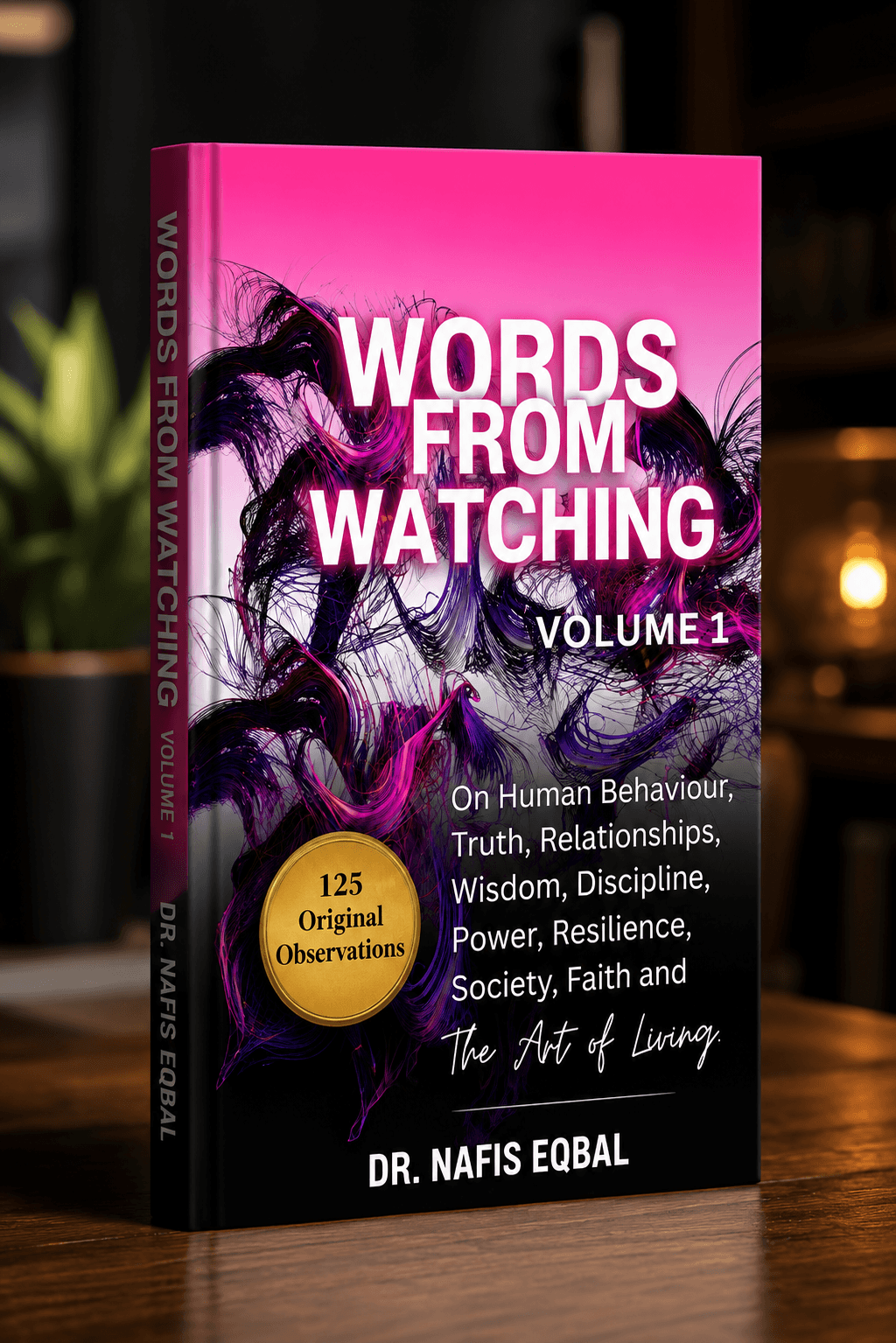 Book cover of Words from Watching by Dr. N Iqbal