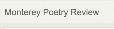 Monterey Poetry Review latest issue