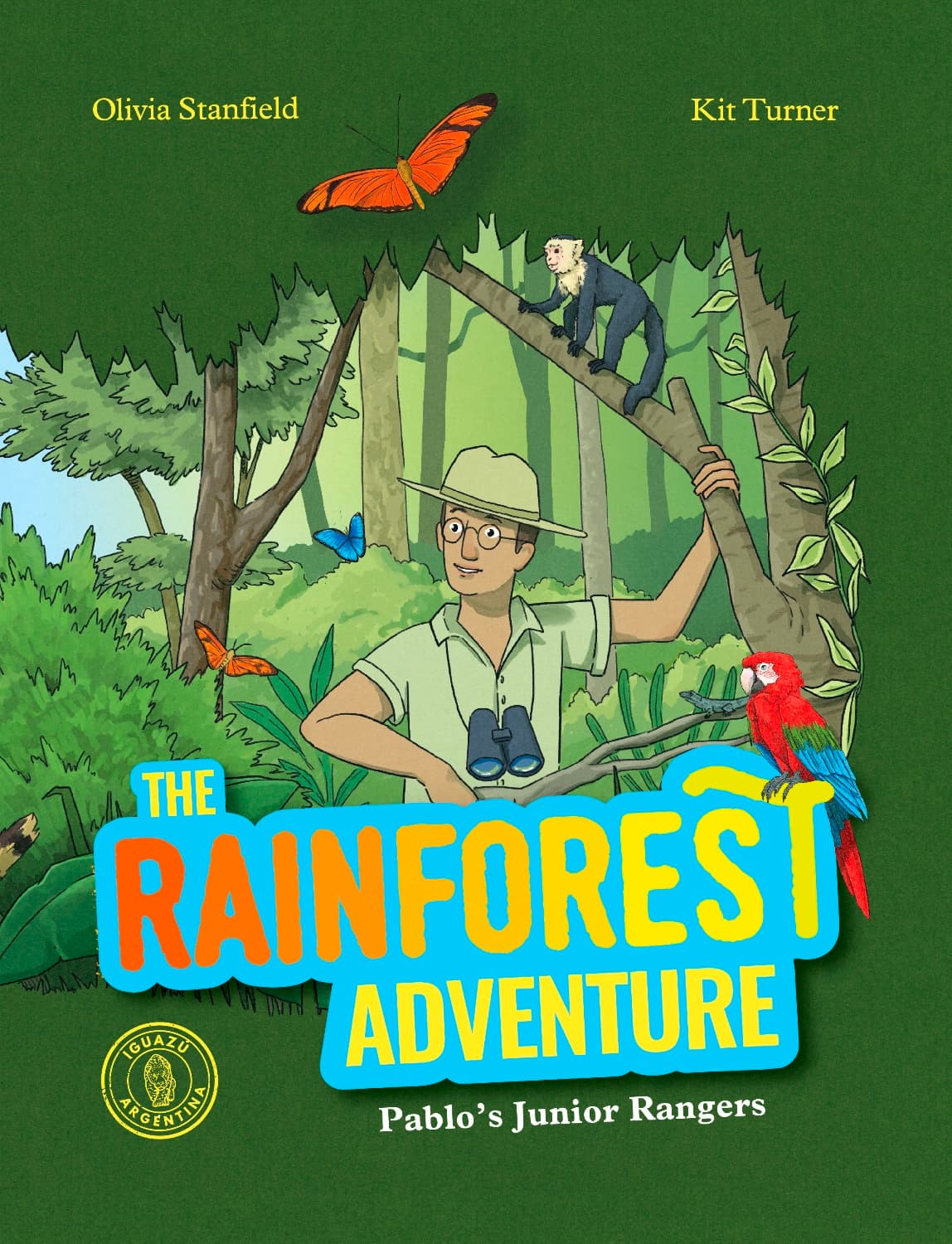 Book cover of The Rainforest Adventure by Olivia Stanfield