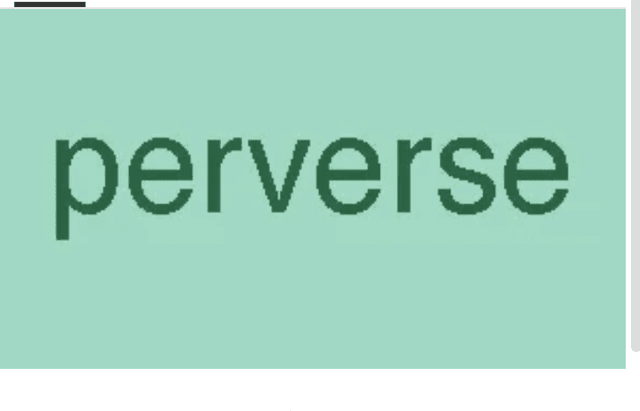 PERVERSE latest issue