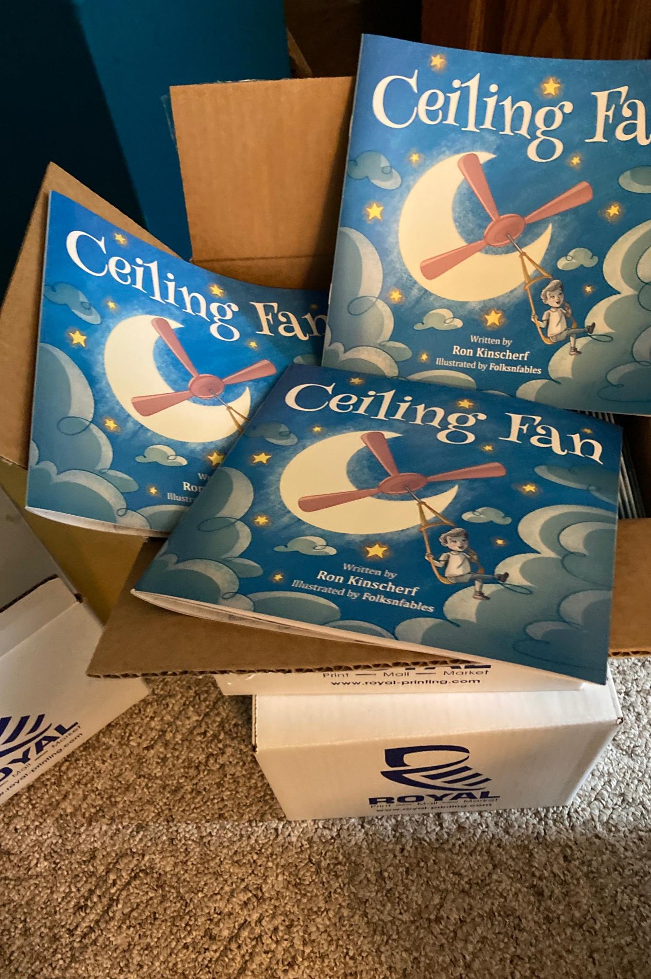 Book cover of Ceiling Fan by papa tell me a book/Ron Kinscherf