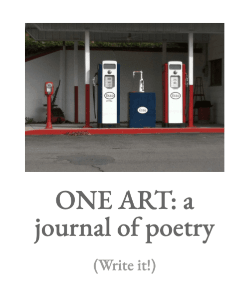 ONE ART: a journal of poetry latest issue