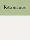 Résonance logo