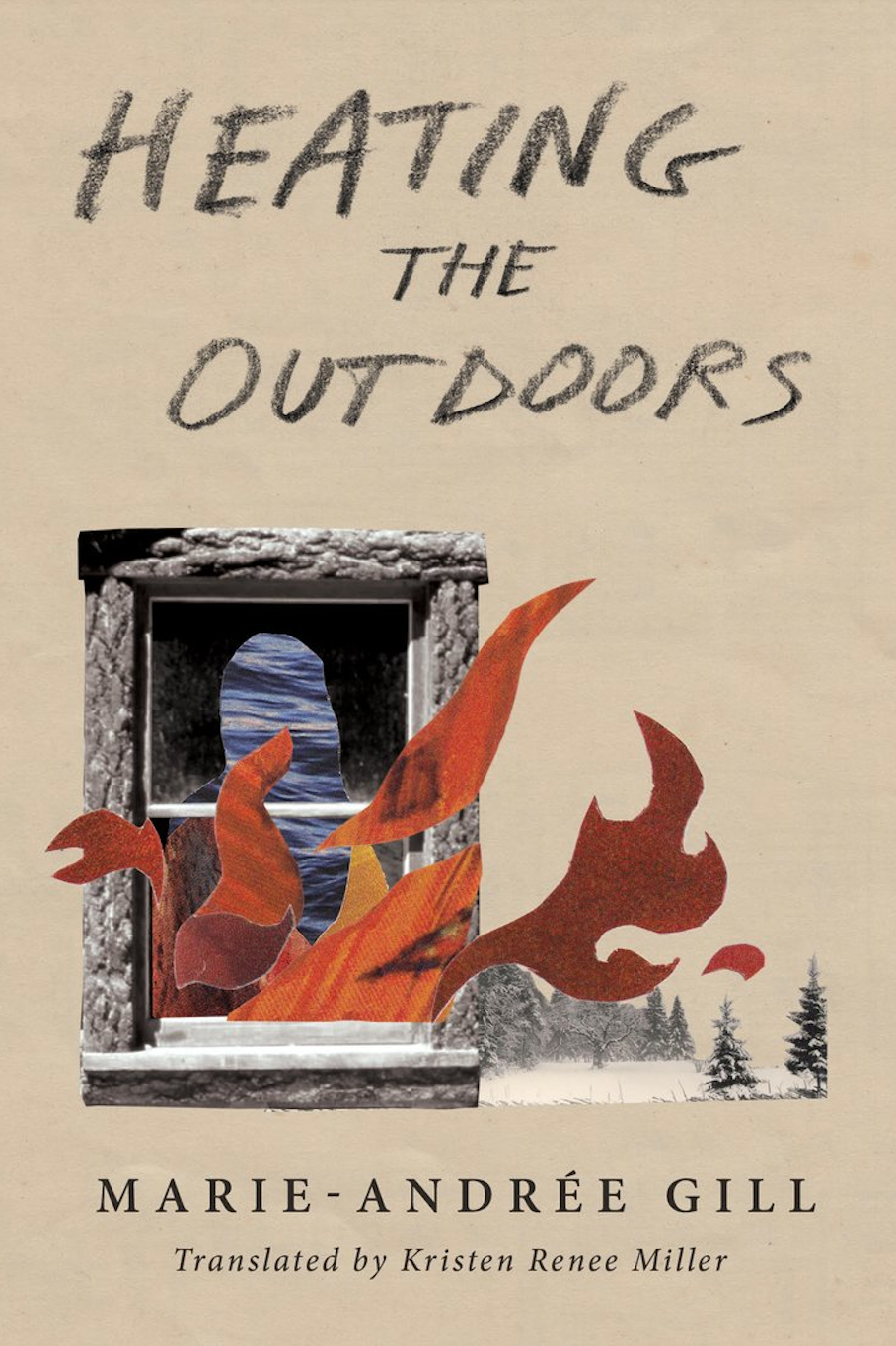 Book cover of Heating the Outdoors by Kristen 