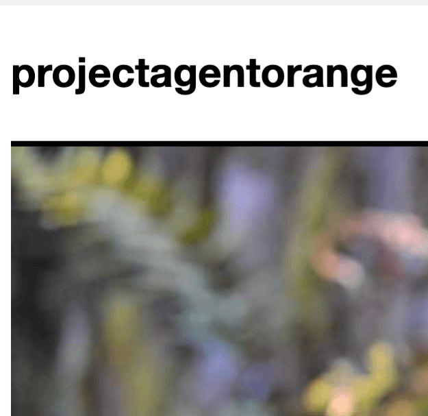 Project Agent Orange Poetry Blog latest issue