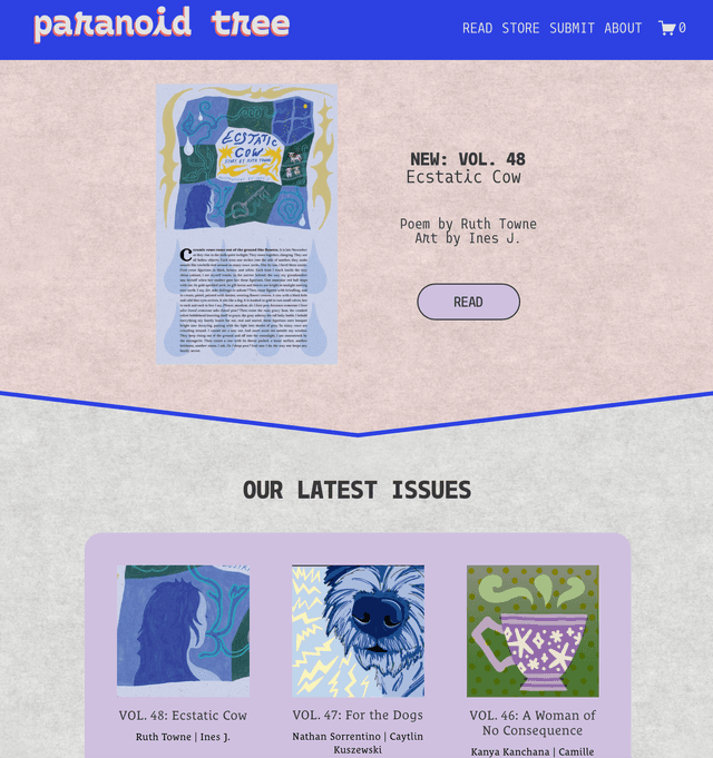 Paranoid Tree Press latest issue