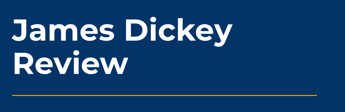 Cover of James Dickey Review