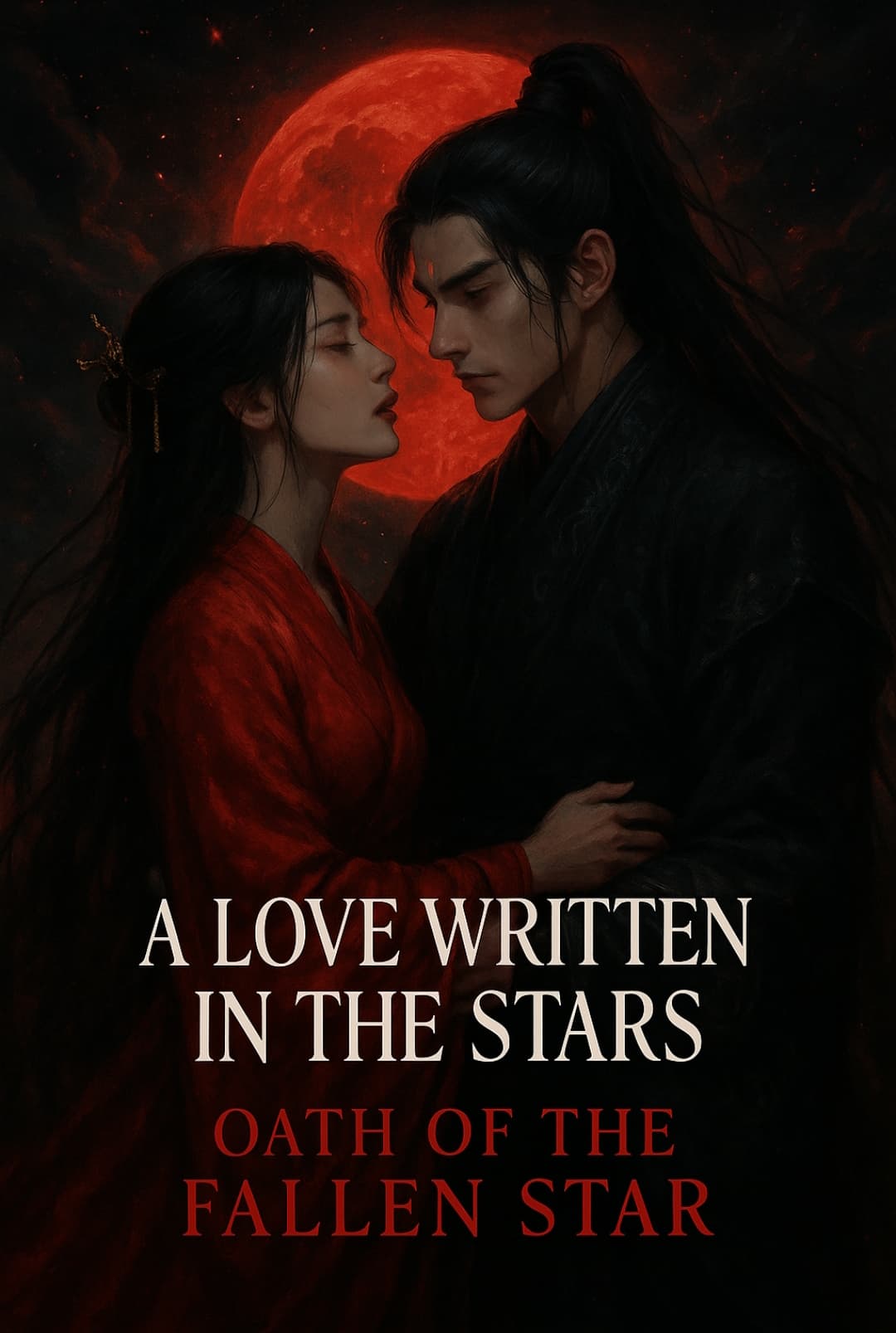 Book cover of ‎A Love Written In The Stars / 堕落之星的誓言 [Oath of the Fallen Star] by Gigi N.