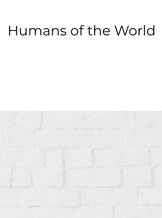 Cover of Humans of the World Blog (HOW)