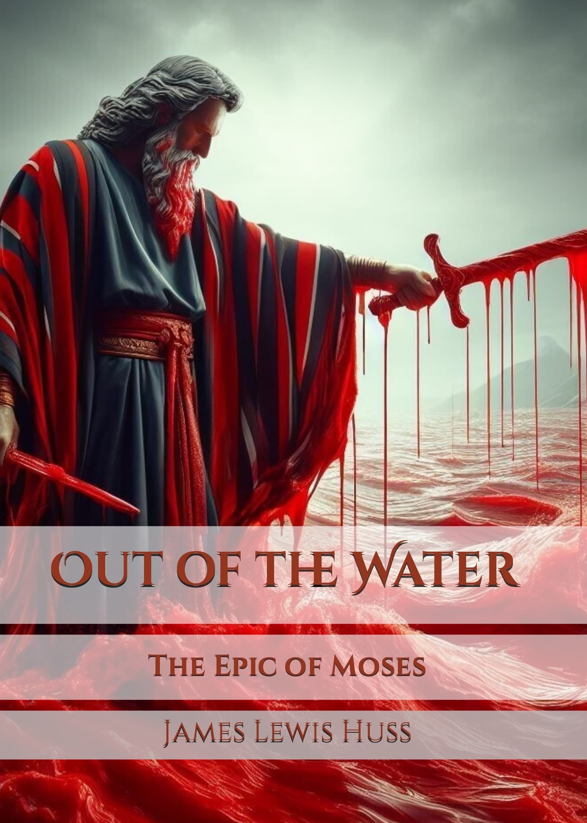 Book cover of Out of the Water: The Epic of Moses by James Lewis Huss