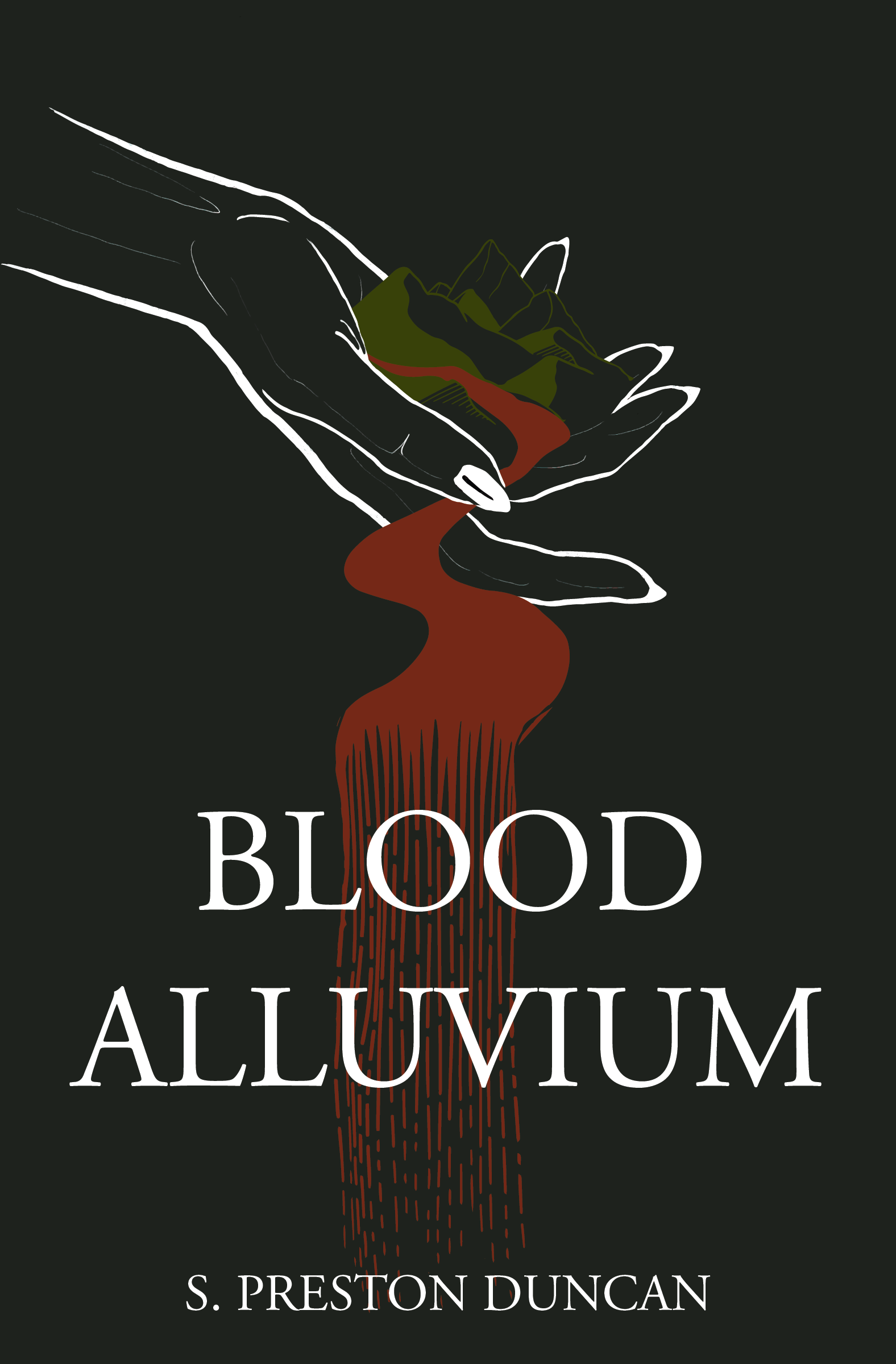 Book cover of Blood Alluvium  by S. Preston Duncan