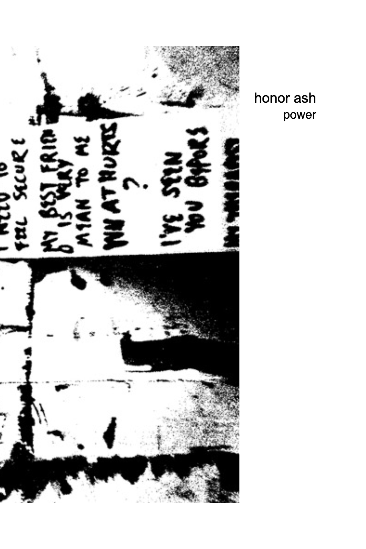 Book cover of power by honor ash