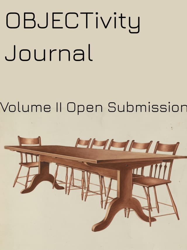 OBJECTivity Journal latest issue