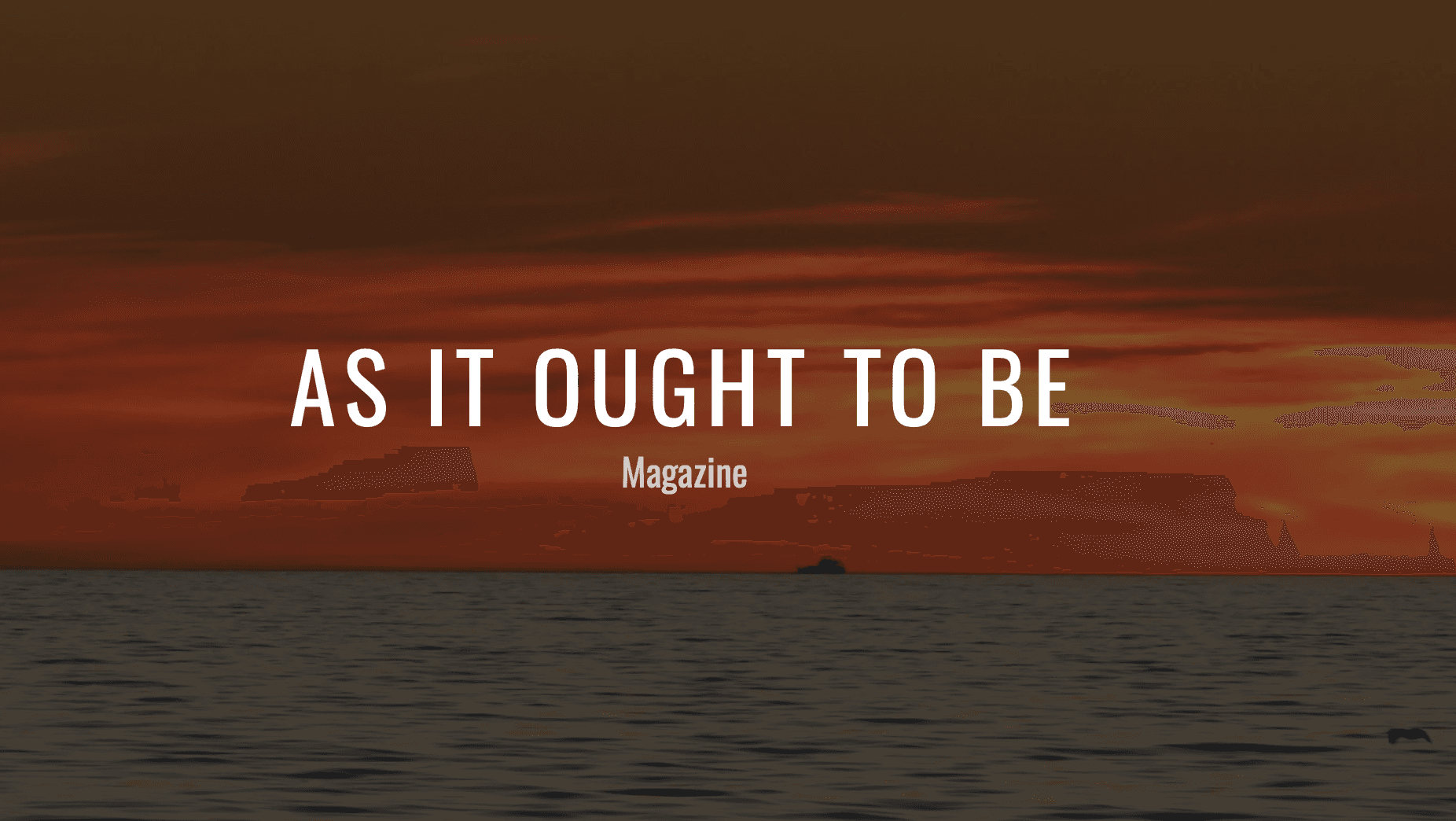 Cover of As It Ought to Be