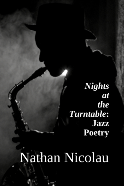 Book cover of Nights at the Turntable: Jazz Poetry by NathanNicolau