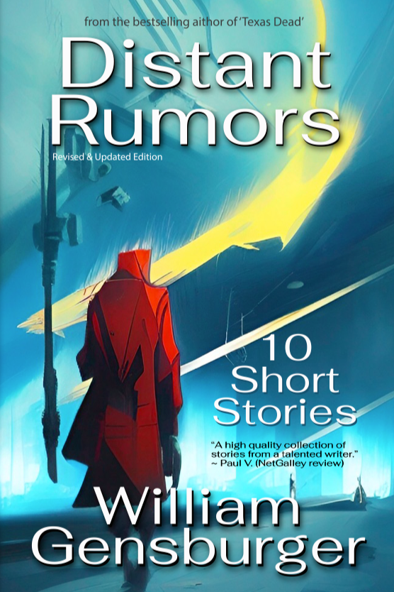 Book cover of Distant Rumors: 10 Short Stories by WILLIAM GENSBURGER