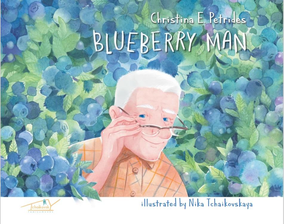 Book cover of Blueberry Man by Christina E. Petrides