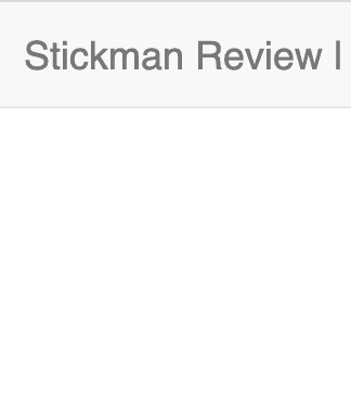 Cover of Stickman Review