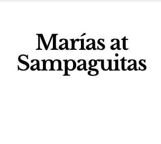 Marías at Sampaguitas latest issue