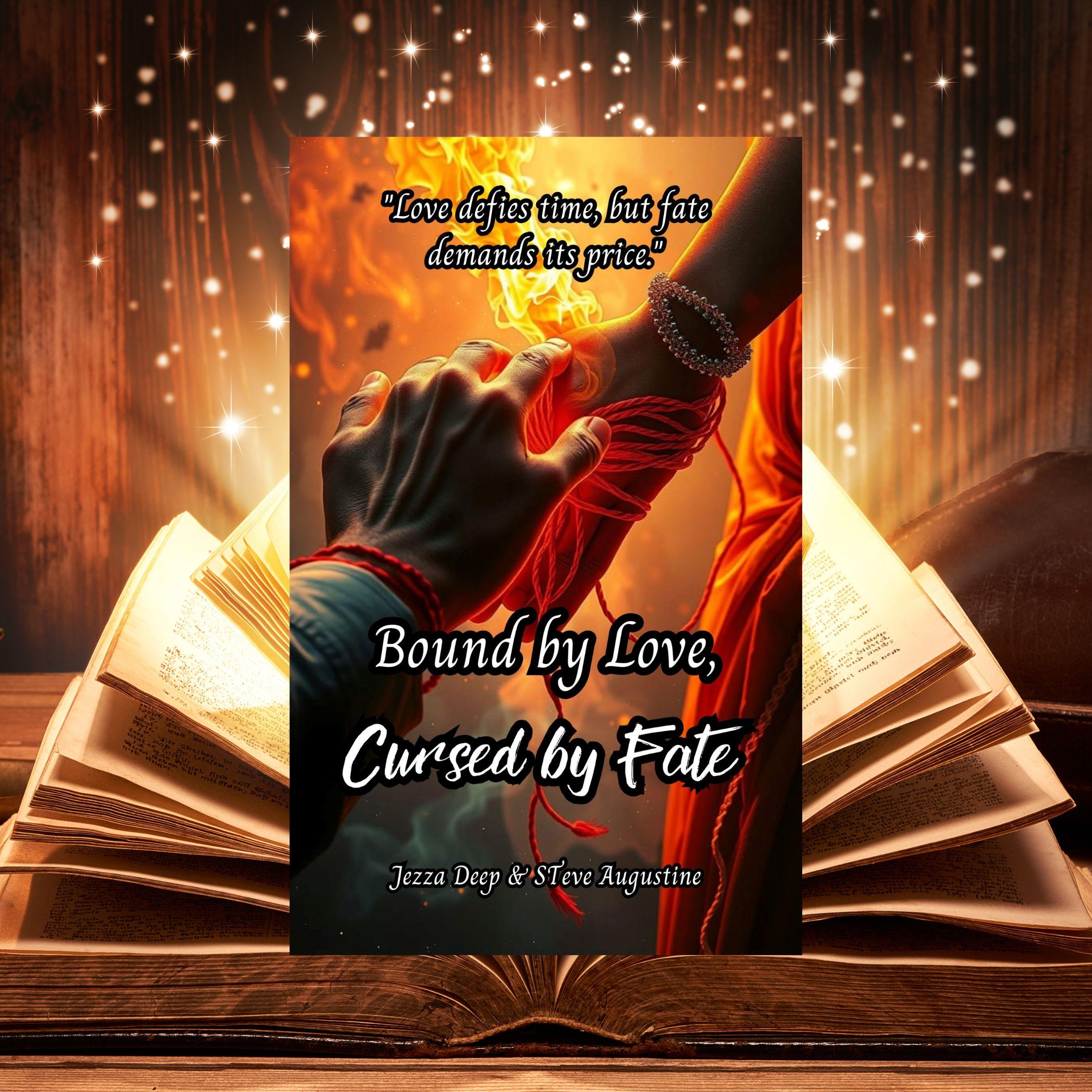 Book cover of Bound by Love, Cursed by Fate by Jezza Deep