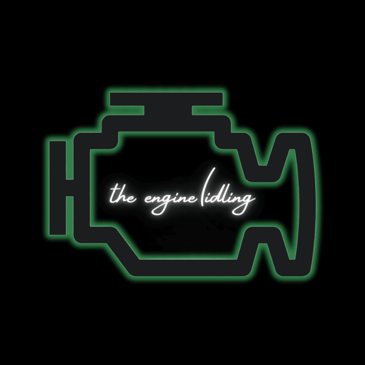 Cover of the engine(idling