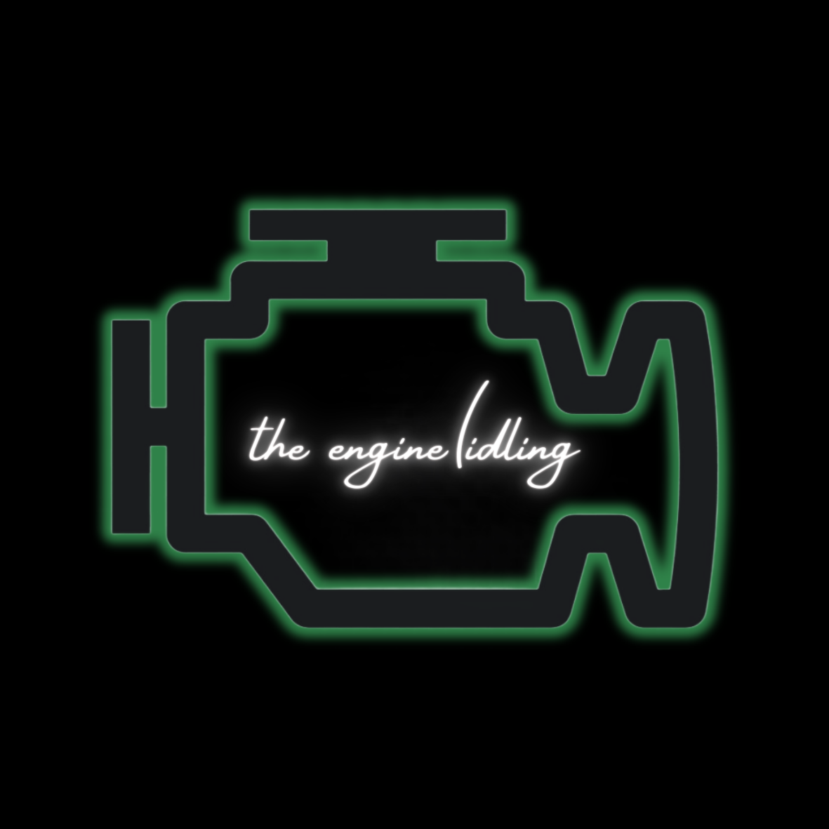 Cover of the engine(idling