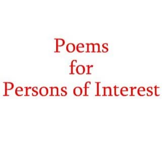 Cover of Poems for Persons of Interest