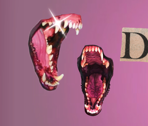 Cover of DOG TEETH lit mag