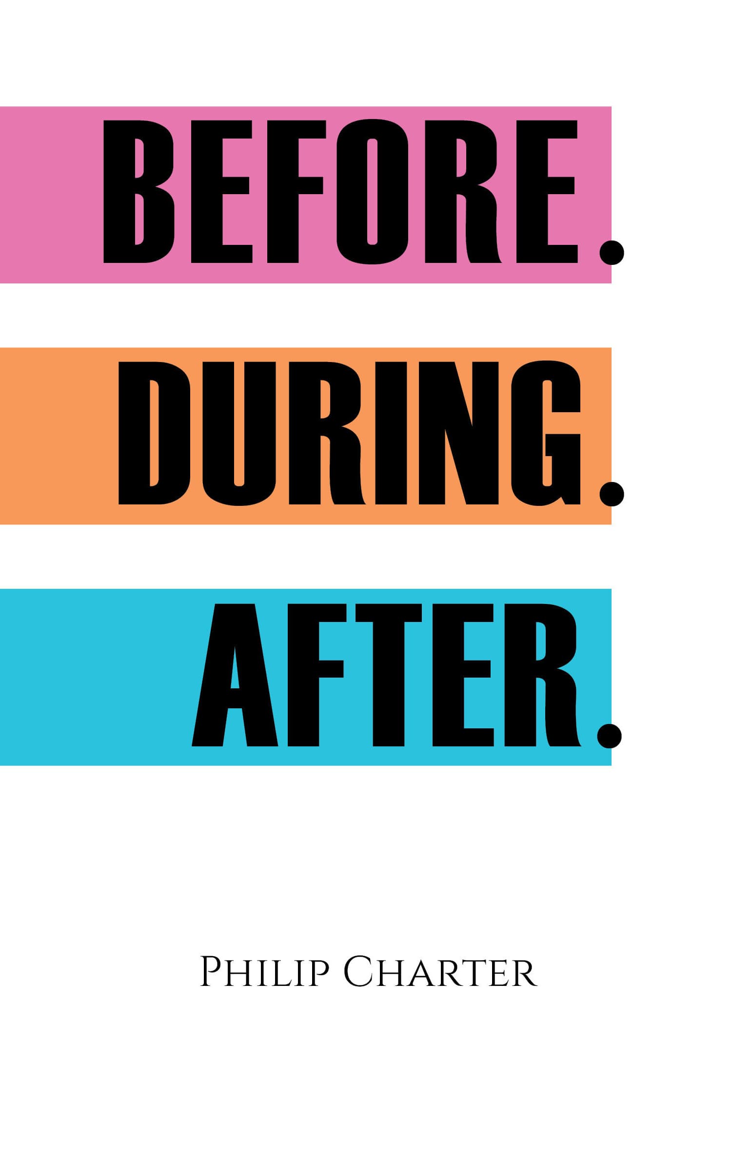 Book cover of Before. During. After. by Phil Charter
