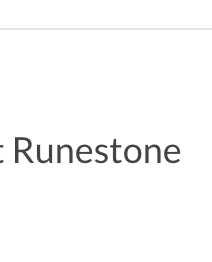 Cover of Runestone Literary Journal