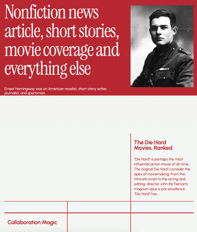 Jack Bristow's News Website and Short Fiction latest issue